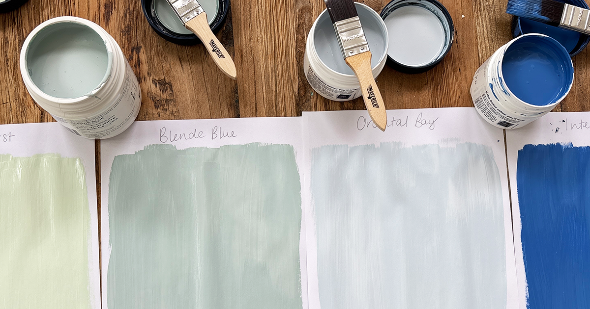 How to test paint colour with sample pots